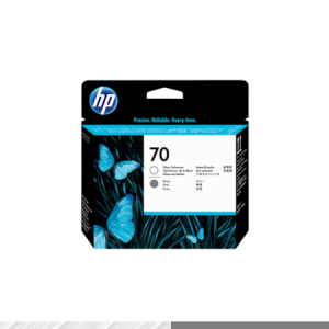 HP 70 Gloss Enhancer and Gray DesignJet Printhead C9410A