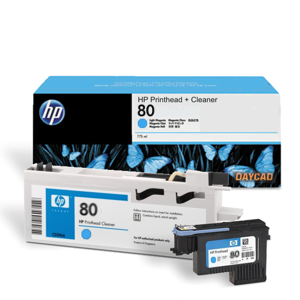 HP 80 Cyan Printhead and Printhead Cleaner (C4821A)
