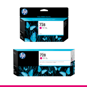HP 728 Magenta DesignJet Ink Cartridges