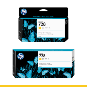 HP 728 Yellow DesignJet Ink Cartridges